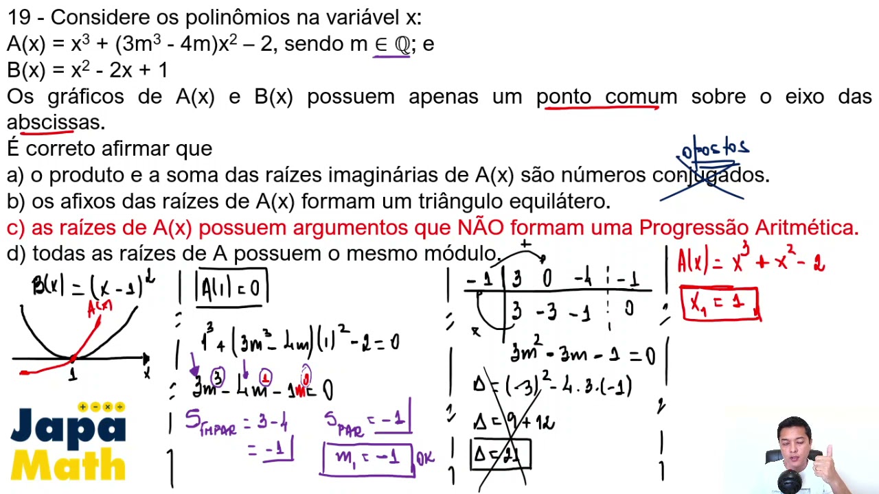 Prova AFA Resolvida(2019 - 2020) - Matemática - Questão 19