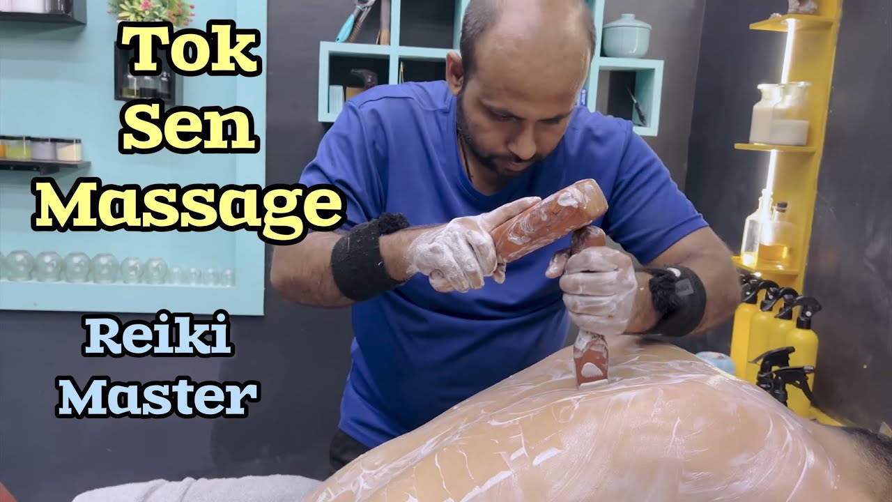 Reiki Master Amazing Tok Sen Massage and Back Massage |ASMR RELAXING MASSAGE