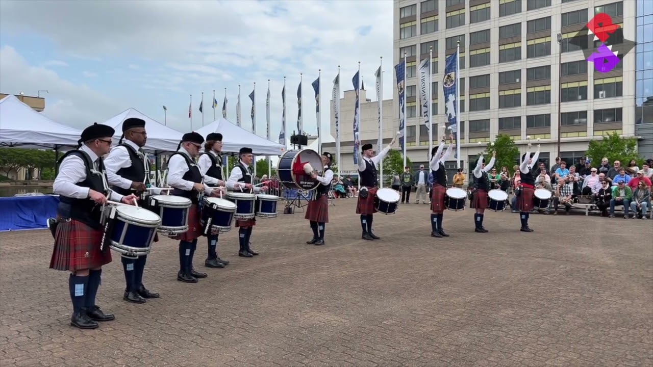 City of Chicago Pipe Band Drum Corps | Virginia Tattoo 2024