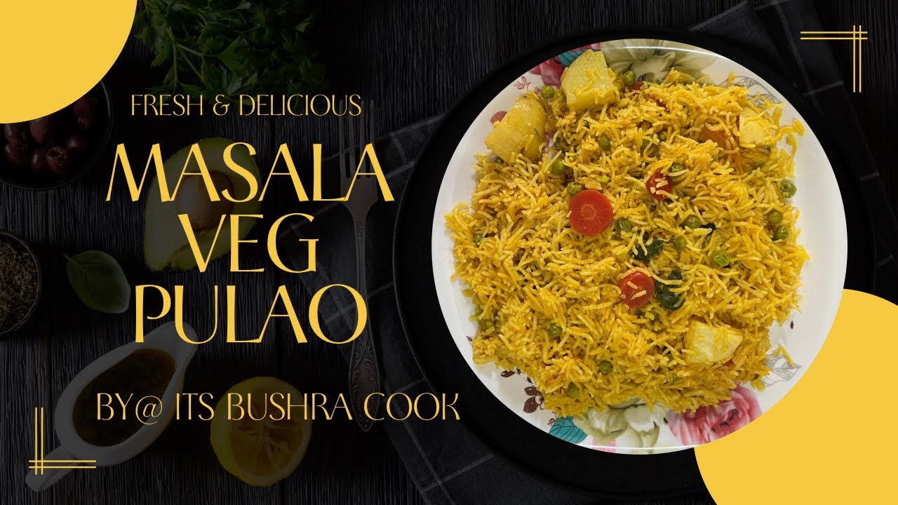 Khushbudar khila khila masala veg pulao | yek baar zarur khai 😍 | #viral #pulao #recipe #youtube 