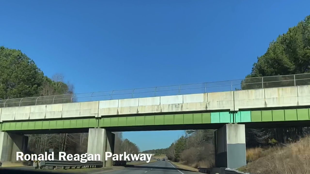 ❤️Travel Memories- Driving on the Ronald Reagan Parkway, Lawrenceville, GA