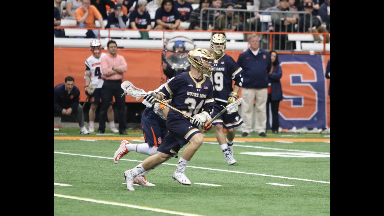 Notre Dame vs. Syracuse Men's Lacrosse Highlights