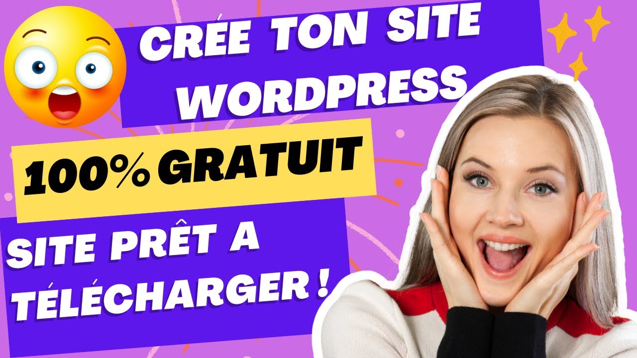 JE CRÉE UN SUPERBE SITE WORDPRESS À L'IDENTIQUE ! À TÉLÉCHARGER 100% GRATUIT