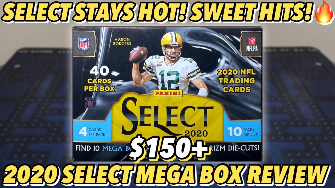 SELECT STAYS HOT! SWEET HITS!🔥 | 2020 Panini Select Football Retail Mega Box Break/Review (Target)