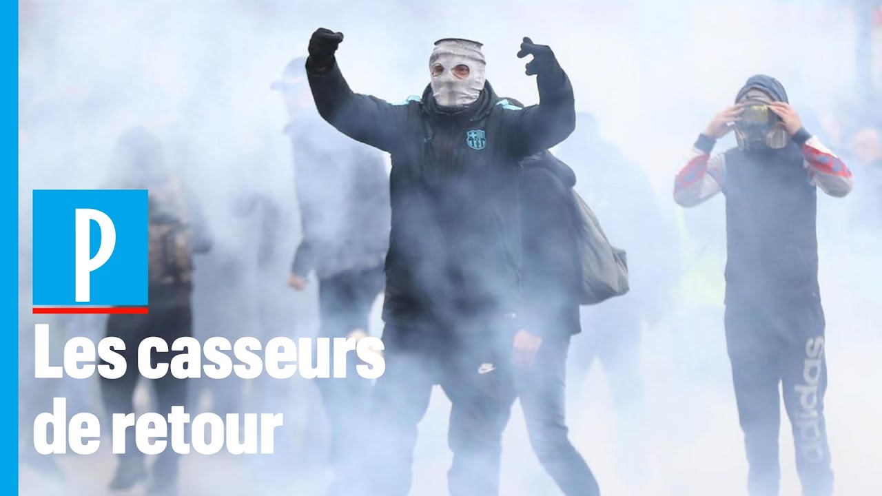 Un an de gilets jaunes : les casseurs de retour dans Paris