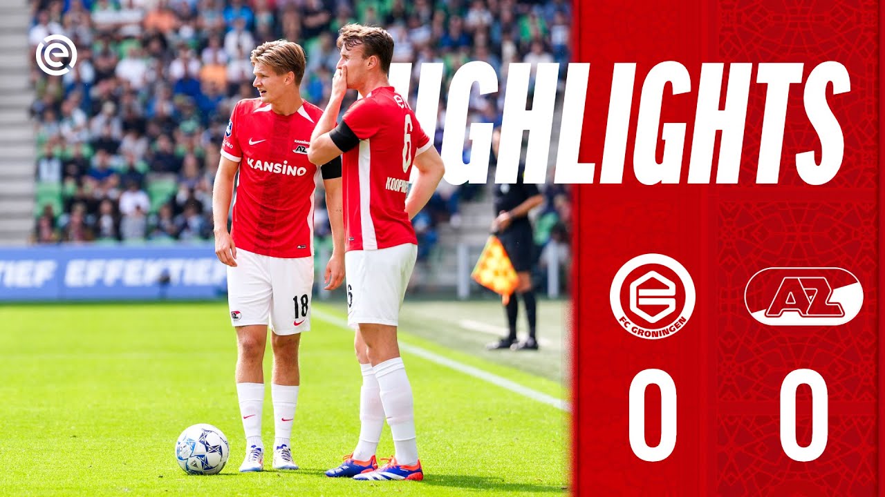 ⚖️  𝑨 𝒅𝒓𝒂𝒘 𝒊𝒏 𝑮𝒓𝒐𝒏𝒊𝒏𝒈𝒆𝒏 | Highlights FC Groningen - AZ
