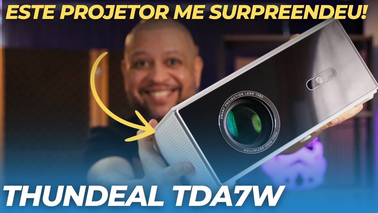 Este Projetor Full HD Me Surpreendeu! Thundeal TDA7W Vale a Pena?