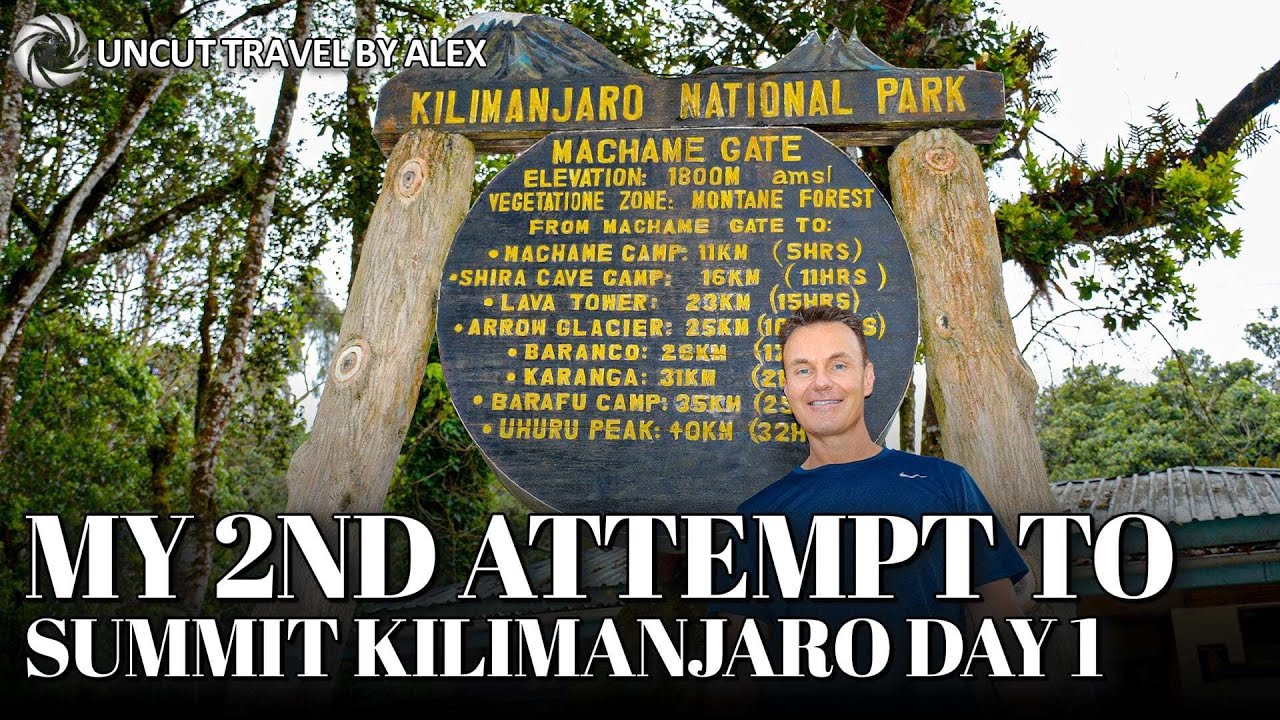 CLIMBING KILIMANJARO Day 1 - Trekking Kilimanjaro to Machame Camp