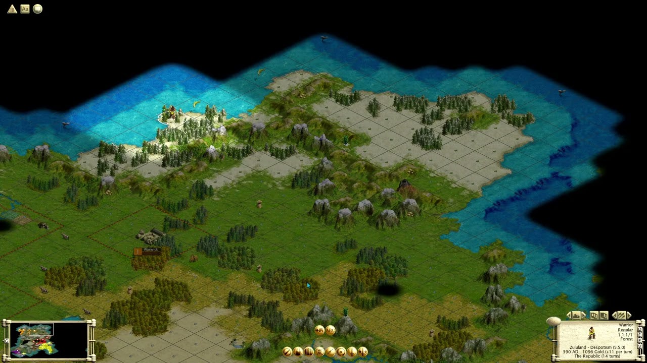 Civilization III: Defeating the Fledgling Iroquois as Zululand.