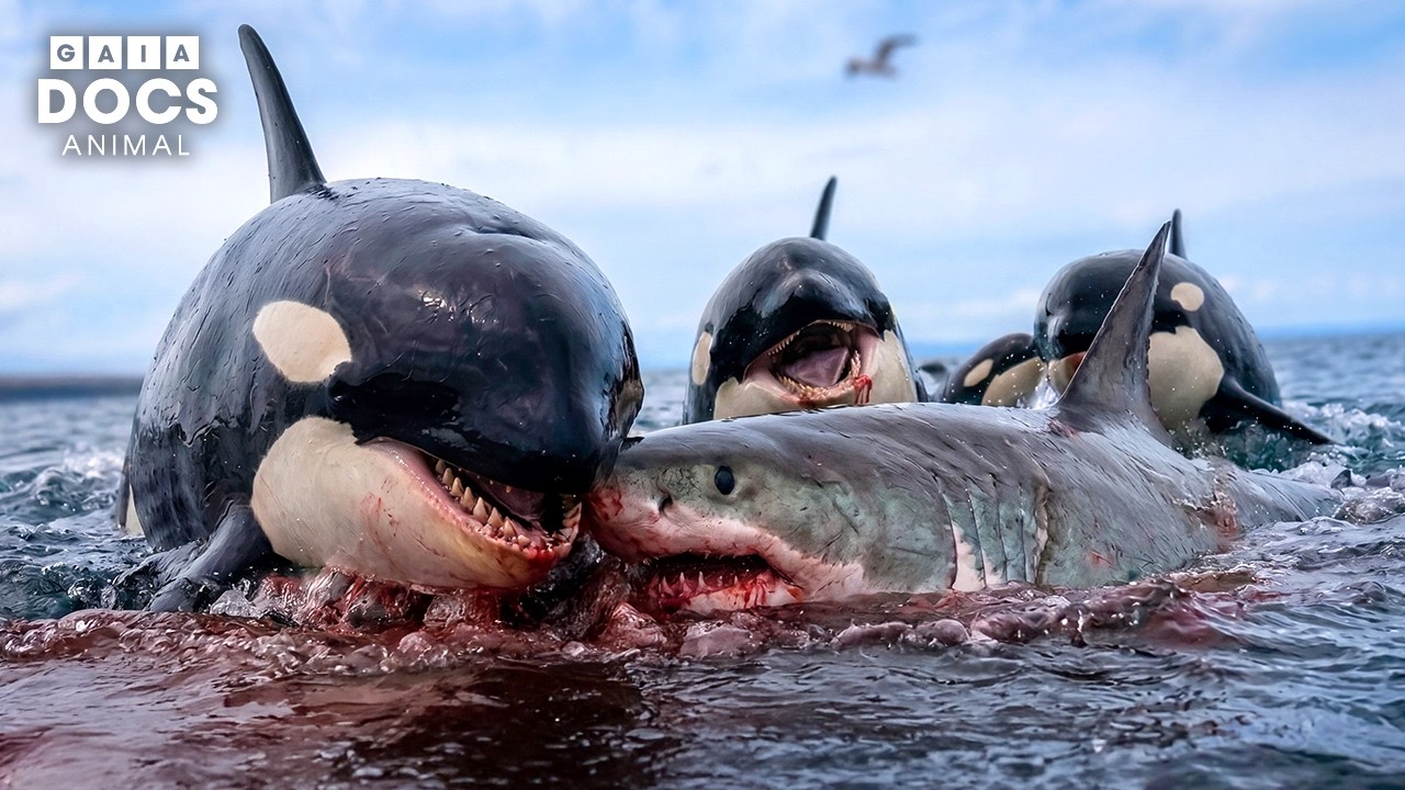 OCEAN'S DEADLIEST | Savage Orcas Hunt the Great White | Nature Animal Documentary