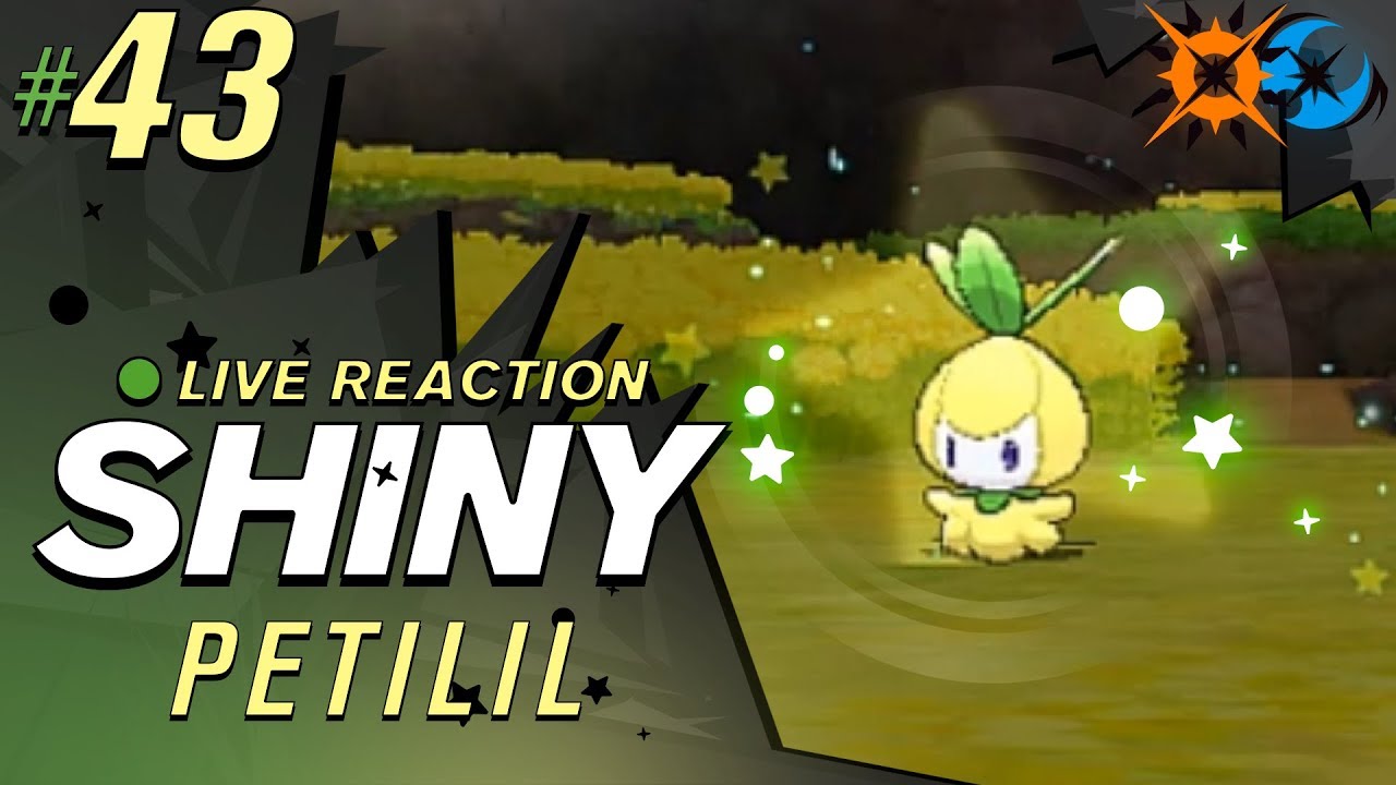 GONE, NOT FORGOTTEN! SHINY PETILIL! • Pokémon Ultra Sun and Moon Shiny Reaction #43 • CBAD