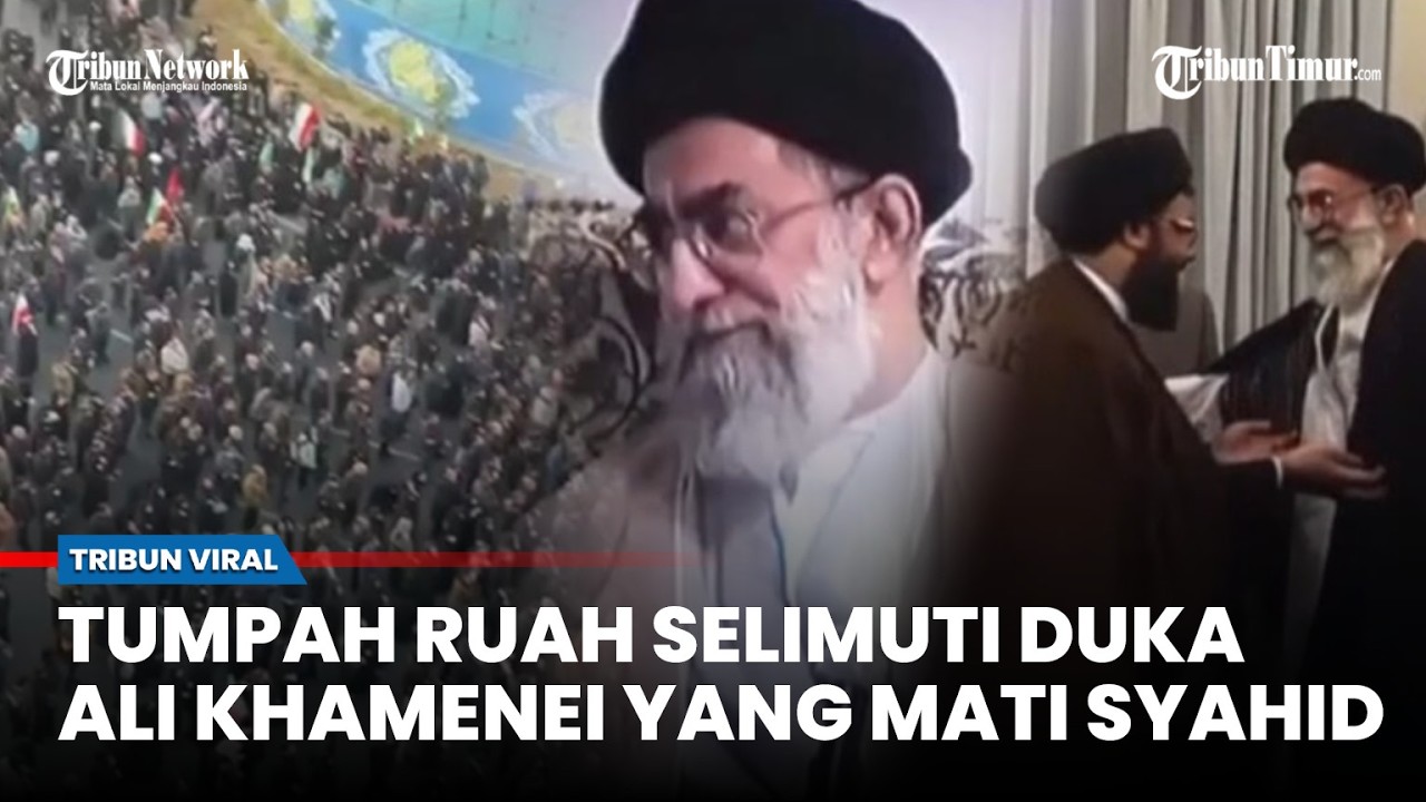 Iran Berduka, Warga hingga Presenter TV Tangisi Wafatnya Ayatollah Ali Khamenei