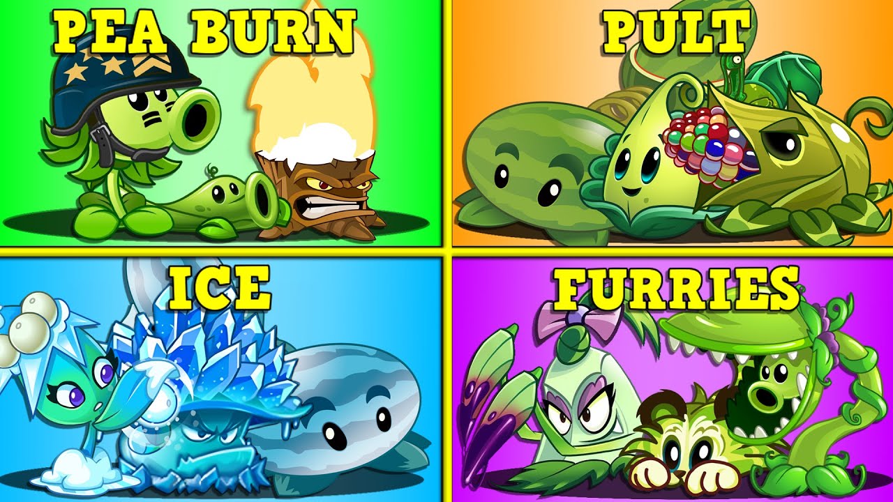 Random 4 Team Plants Battlez - Which Team Will Win? - PvZ 2 Team Plant vs Teams Plant