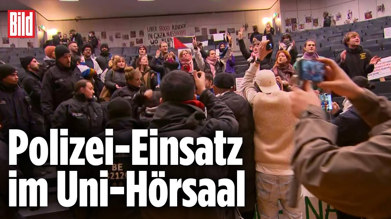 Juden-Hasser besetzen Hörsaal in Berliner Uni