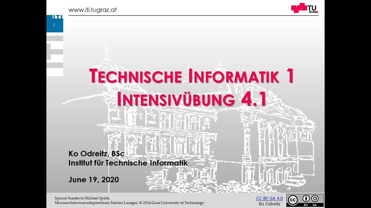Technische Informatik 1: Intensivübung 4.1 (Mikroarchitektur, Mikroprogramme: SUBI, LSL, ASR, Fetch)