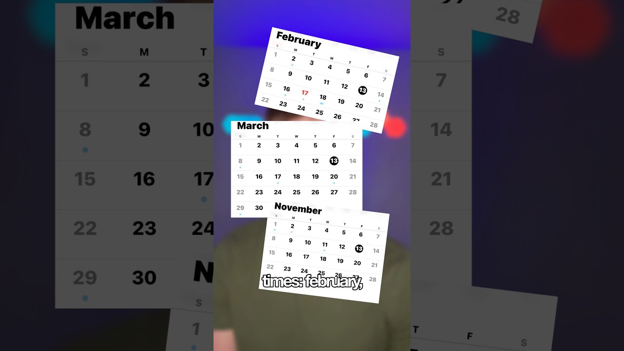 2026 Has 3 Friday The 13ths