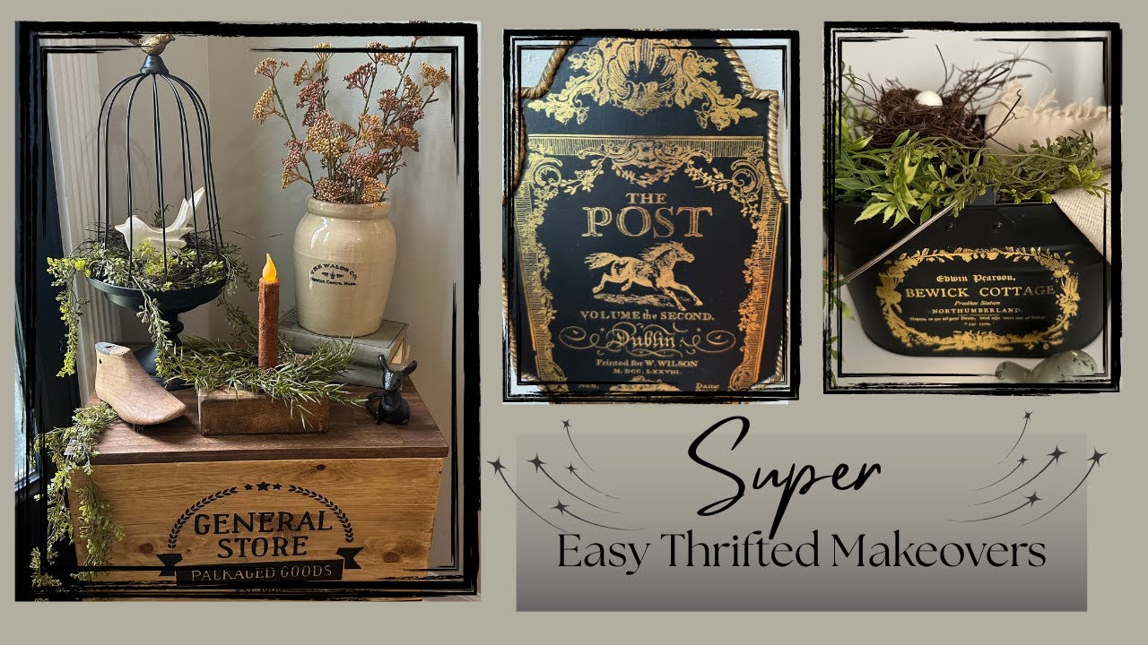 Super Easy Thrifted Makeovers