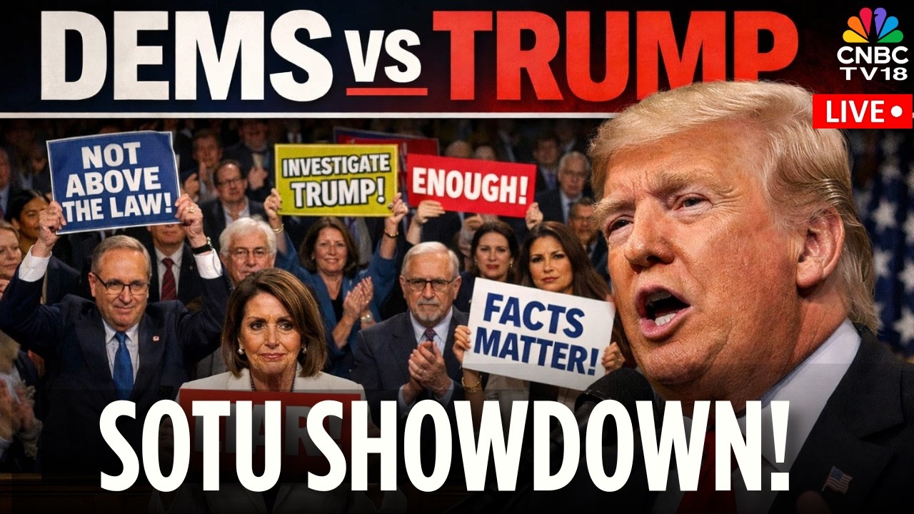 State of the Union 2026 LIVE | Democrats Protest Against Trump | Democrats Call Out Of SOTU