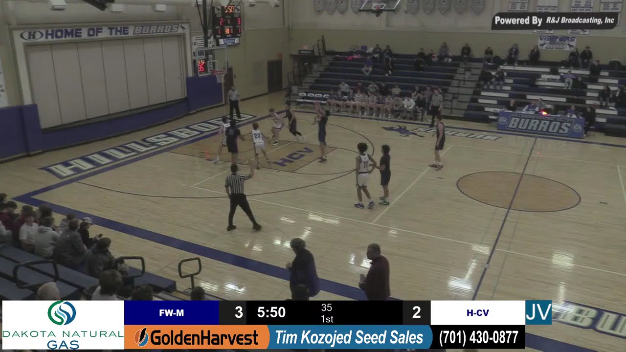Four Winds/Minnewaukan vs Hillsboro/Central Valley - North Dakota High School Boys Basketball