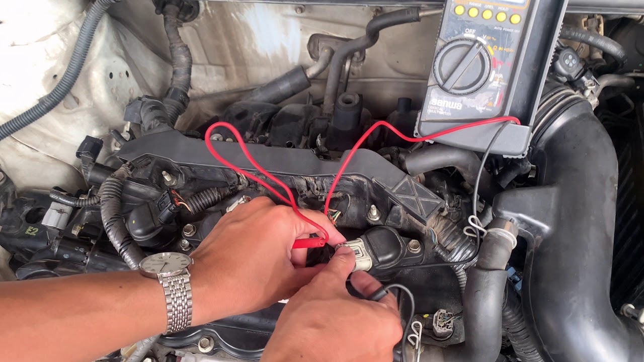 Kiểm tra mạch nguồn đánh lửa và kim phun trên xe | Check Ignition System TOYOTA VIOS