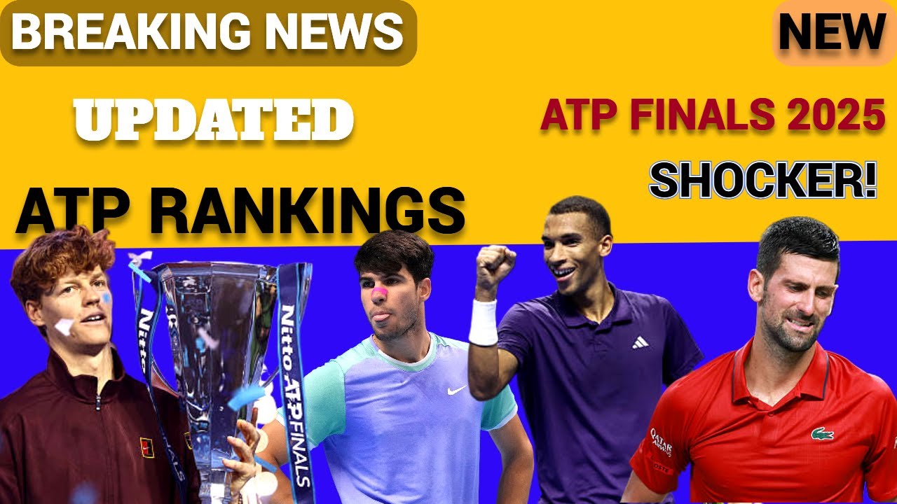 Обновлённый рейтинг ATP от 17 ноября 2025 г. #NittoATPFinals &mdash; шок! Синнер побеждает, Алькарас и ...