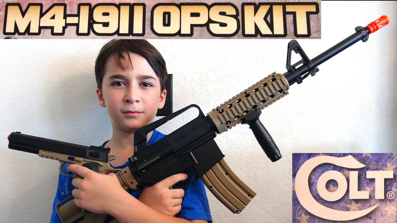 Airsoft Guns - Airsoft M4 and 1911 with Robert-Andre!