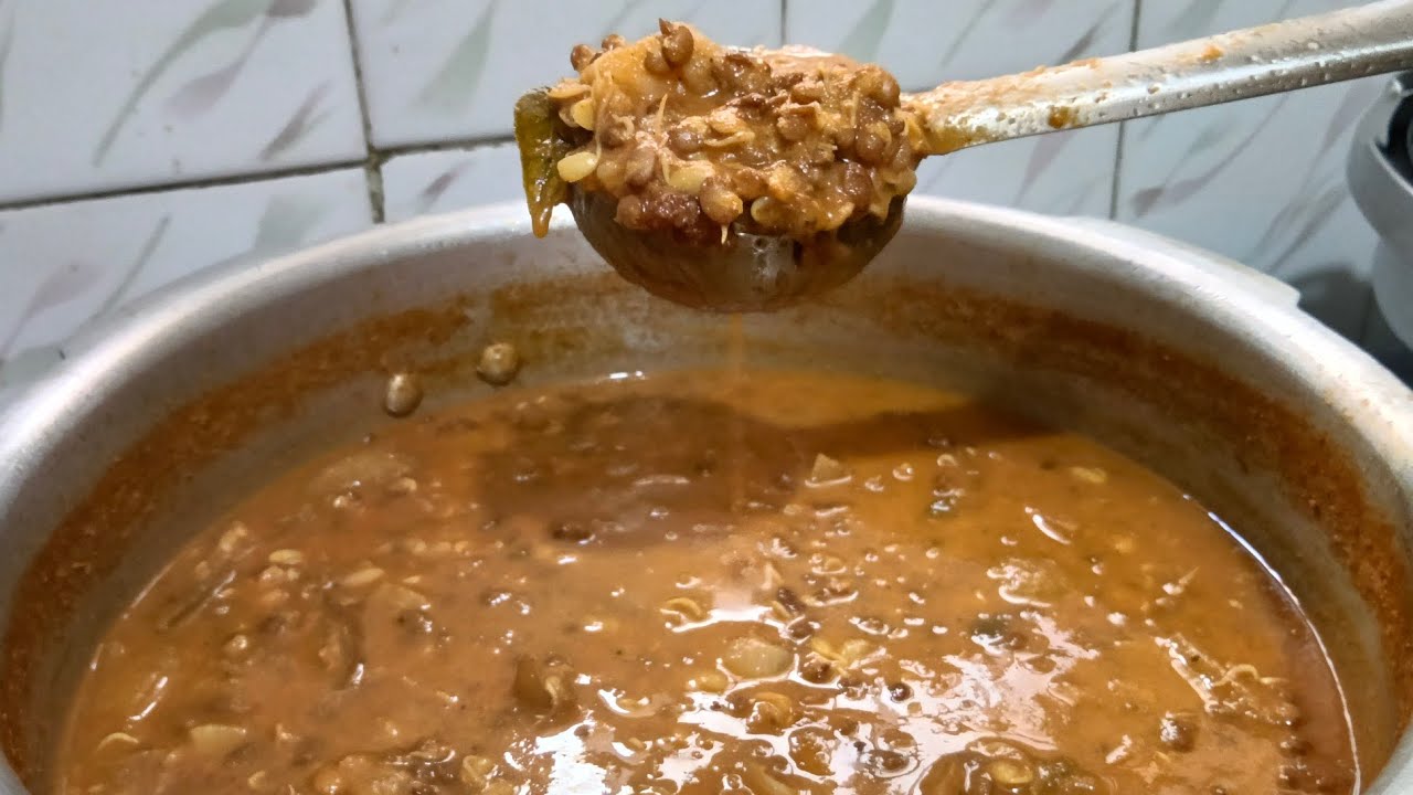 Enjoy this dish 🤤Ulavalu molake kattina saru ##cooking## ##simple stir## ##ulavalu##