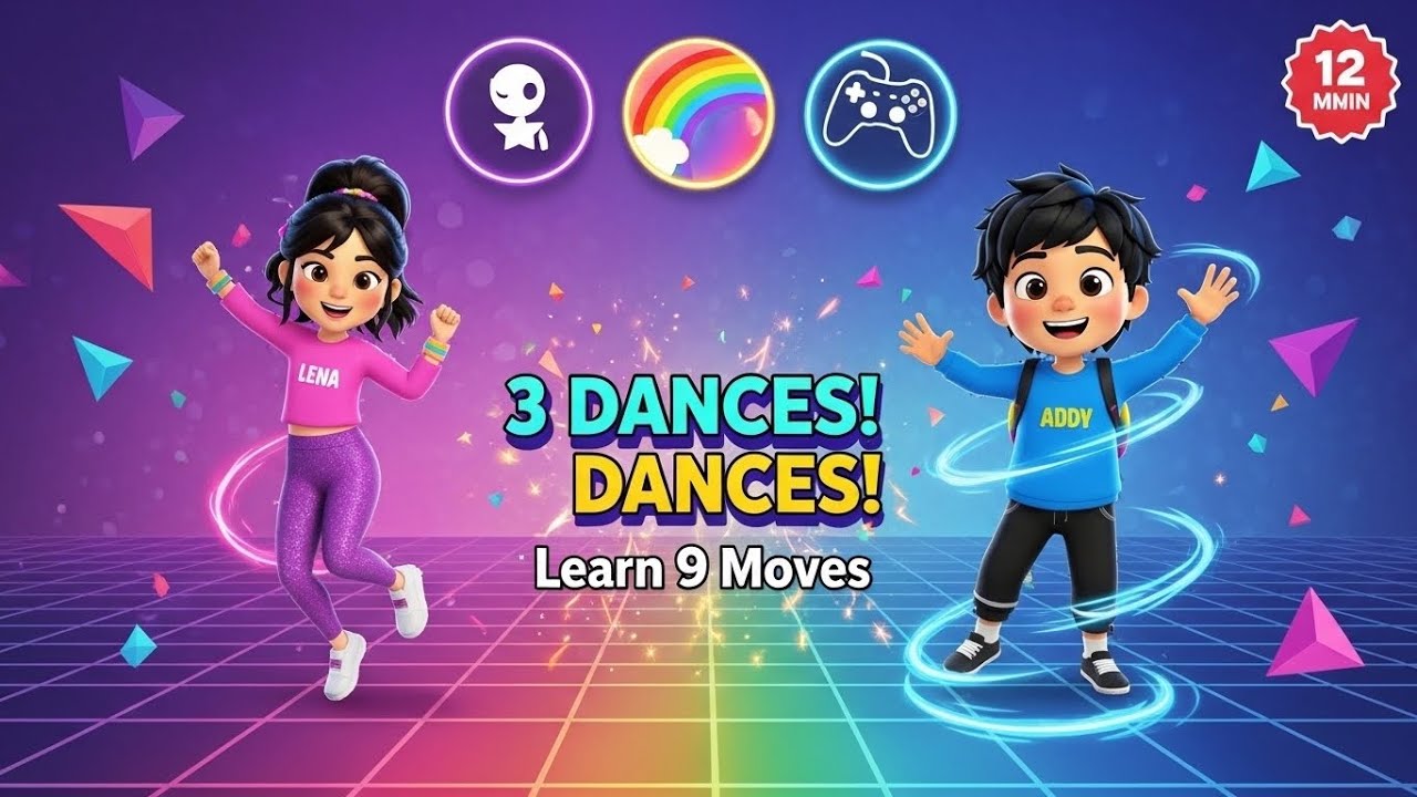  Can You Do ALL 3 Dances?! 🔥 Shadow + Rainbow + Game Dance Challenge | Ultimate Dance Tutorial