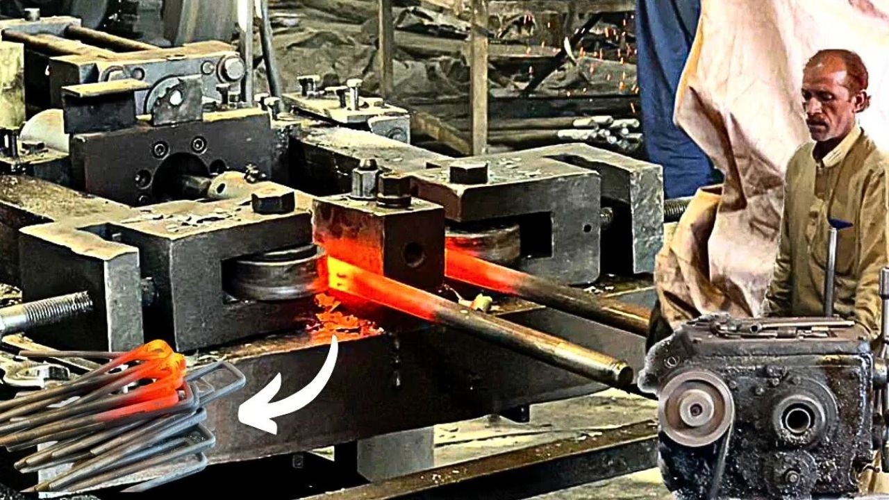 Amazing Manufacturing Process of U-Bolt, Flour Mills Parts and Wheel Rim