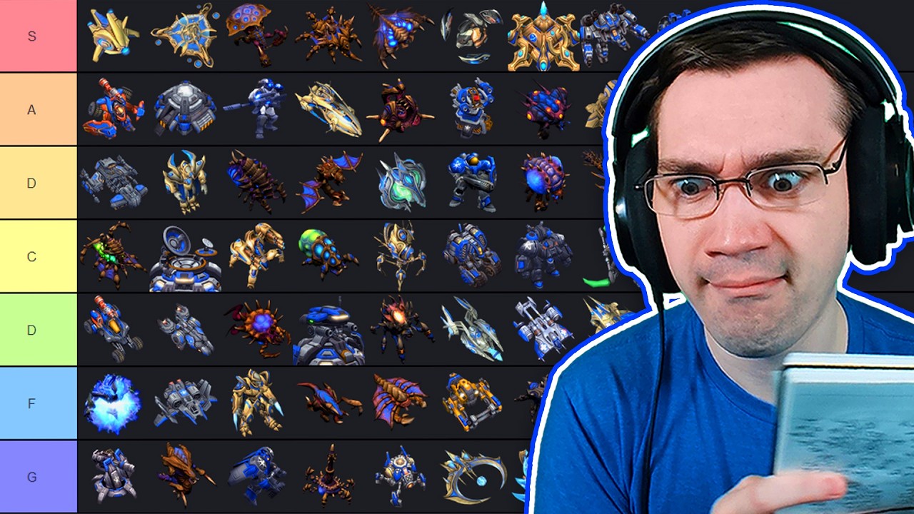 I ranked EVERY SINGLE UNIT in StarCraft 2! (2024 Tier List)