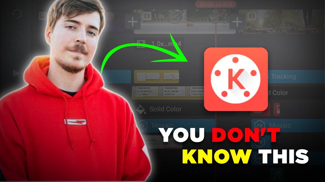 🔥 2 Editing ideas in KINEMASTER like @MrBeast & @Mrwhosetheboss - Secret Revealed