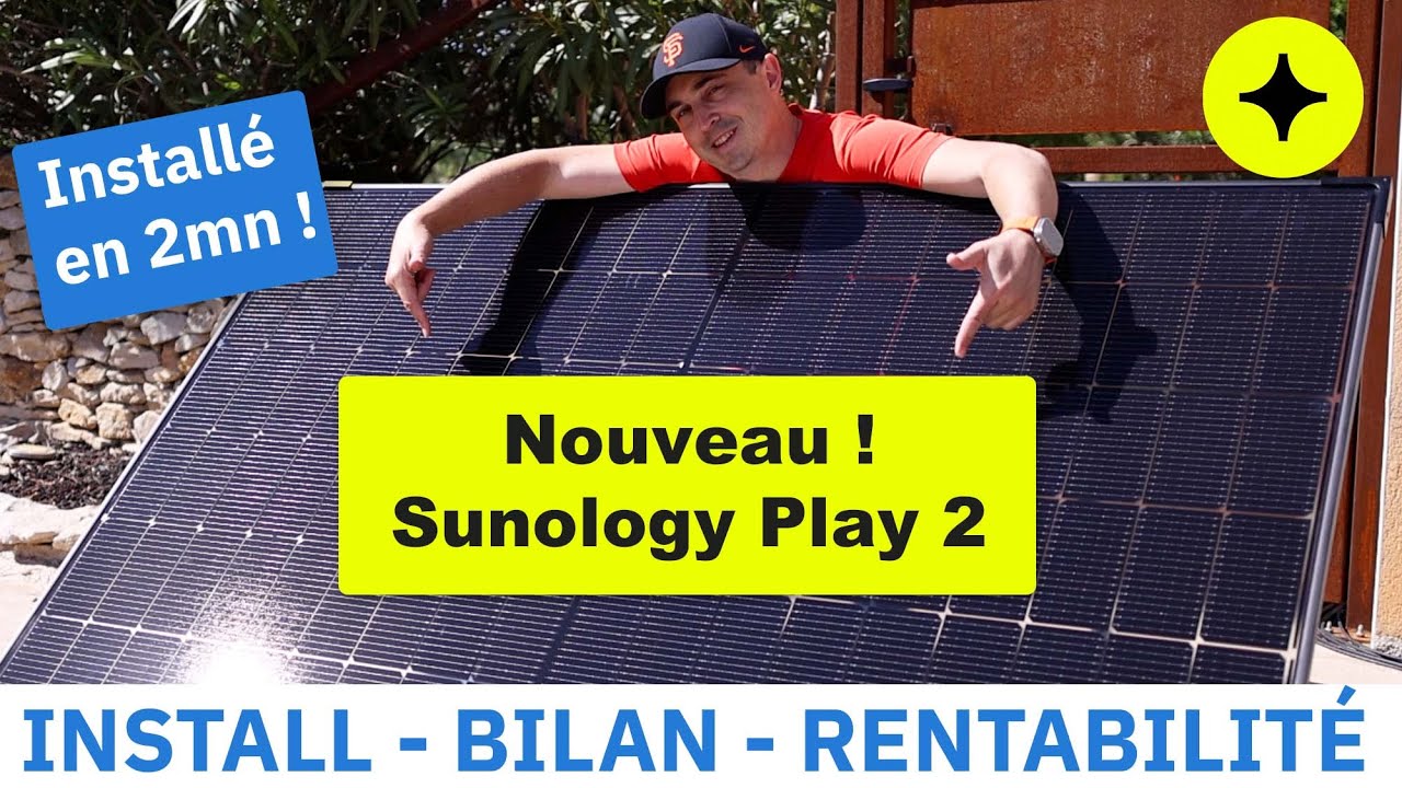 Test du panneau solaire Sunology Play 2&nbsp;connect&eacute; au Linky&nbsp;! (+ code promo)