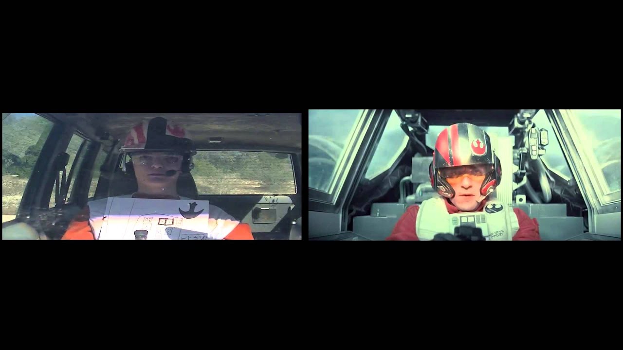 Side-By-Side Comparison | Star Wars: The Force Awakens Teaser Trailer (Sweded)