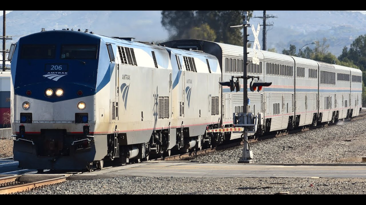 Chasing The Chief - Amtrak 206 Nice K5LA!