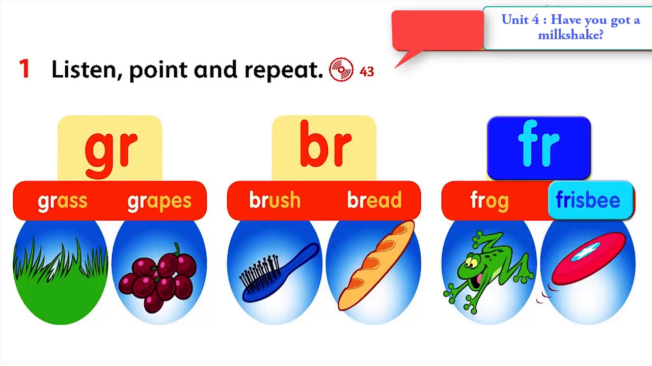 Family and Friends 2 (Class Book) -  Unit 4 : Have you got a milkshake?