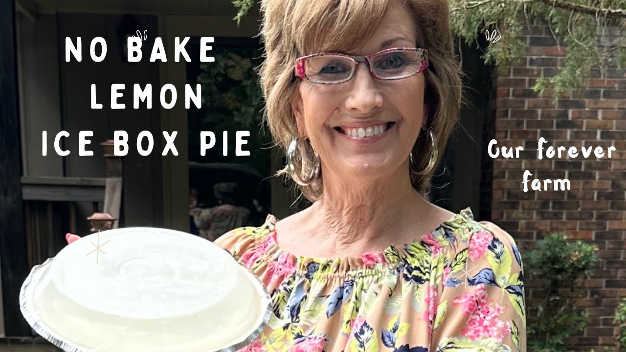 No Bake Homemade Lemon Ice Box Pie @ourforeverfarm