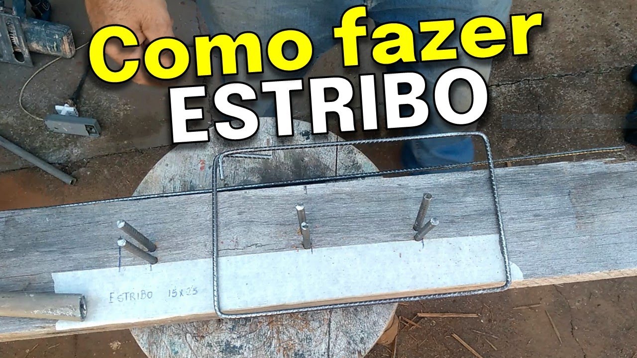 COMO DOBRAR ESTRIBO PARA FERRAGEM ARMADA -  PASSO A PASSO