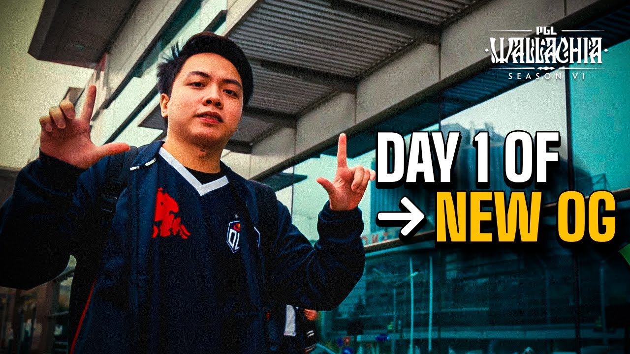 FIRST DAY of the NEW OG Dota Team | PGL Wallachia S6: Media Day Vlog