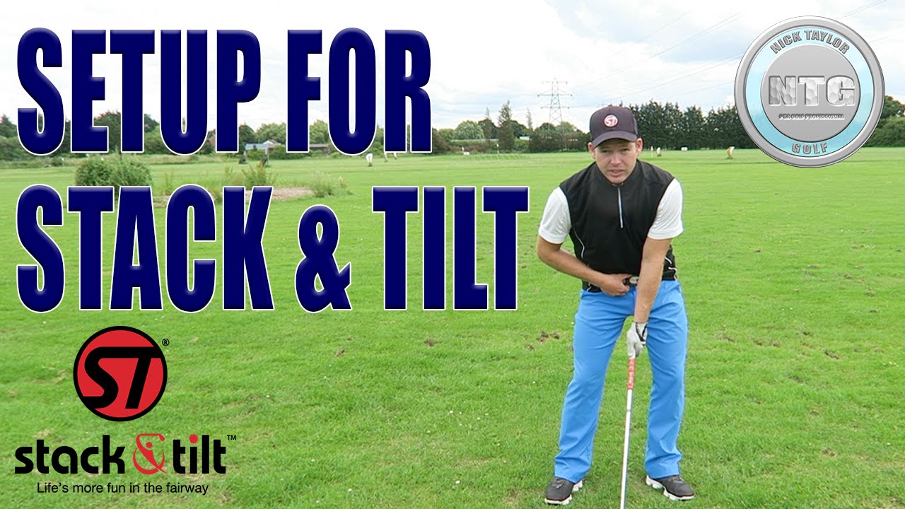 Как подготовиться к удару по мячу Stack & Tilt в гольфе | Советы по гольфу | Урок 10