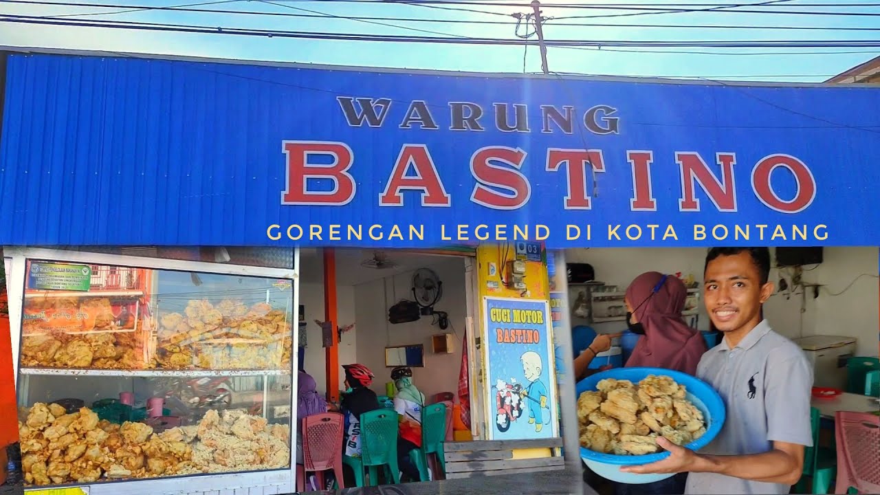 salah satu gorengan legend di kota bontang yang terlaris | gorengan bastino berbas
