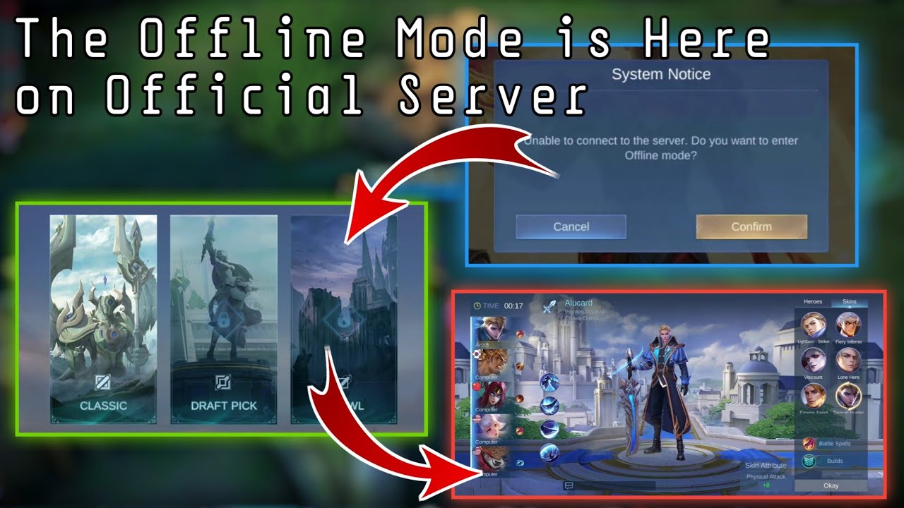 The OFFLINE MODE is HERE| The UI interface and experience | MLBB