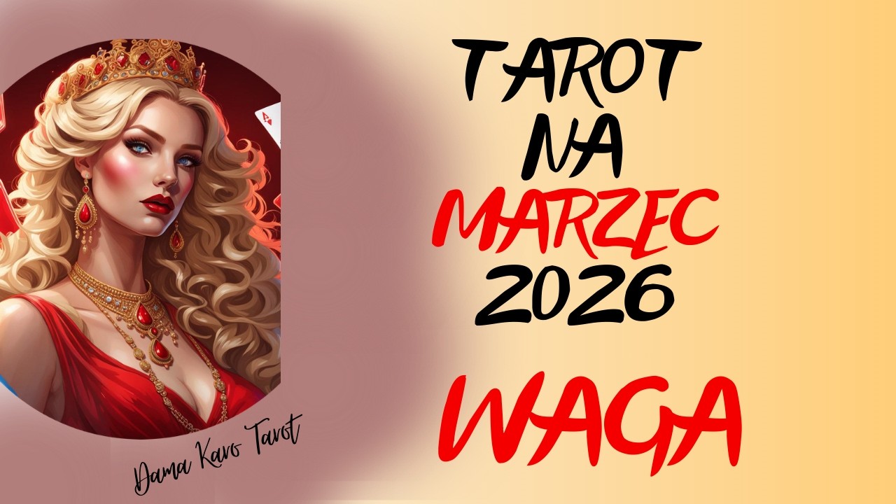WAGA ♎️ Tarot na MARZEC 2026 ✨ Szczęśliwe rozwiązania. Równowaga i balans ☺️🔮