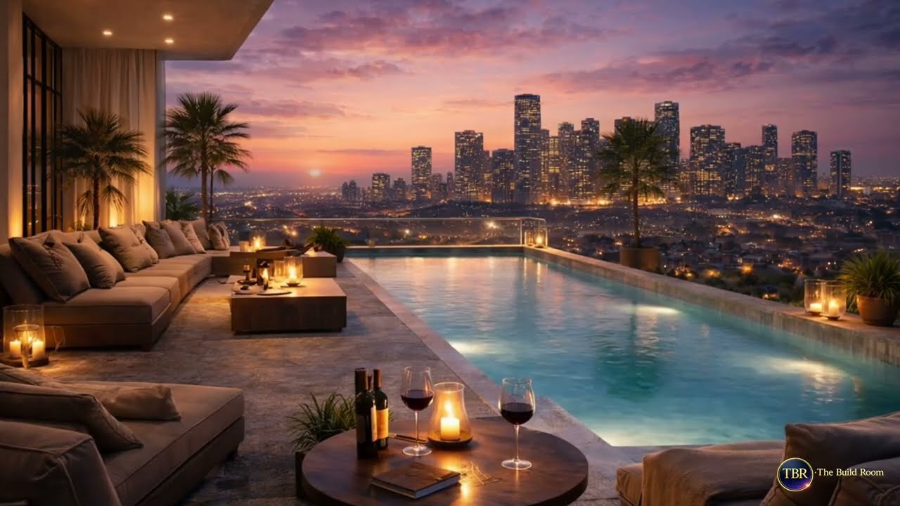 Rooftop Pool Jazz LoFi | Late Night Focus (2.5 Hours) - Vol. 4 #lofivibes #jazzlofi #jazz