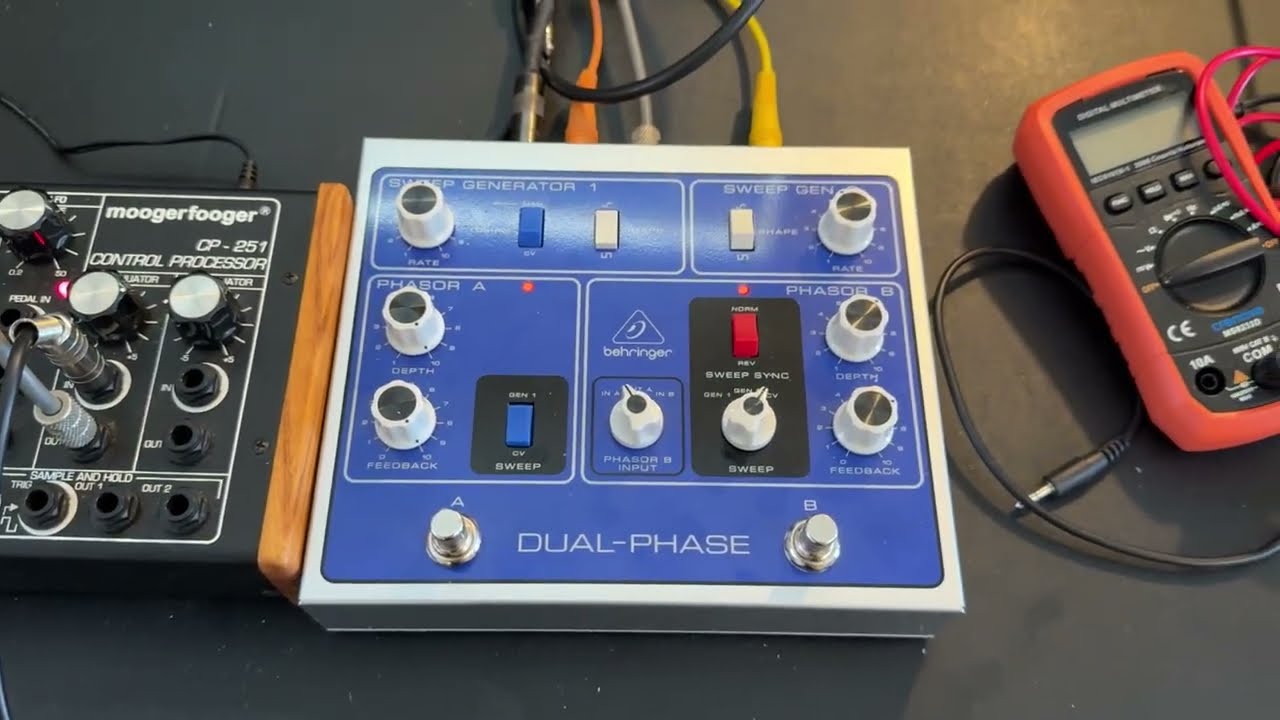 Using an expression pedal / CV input with the Behringer Dual Phase (Bi-Phase)