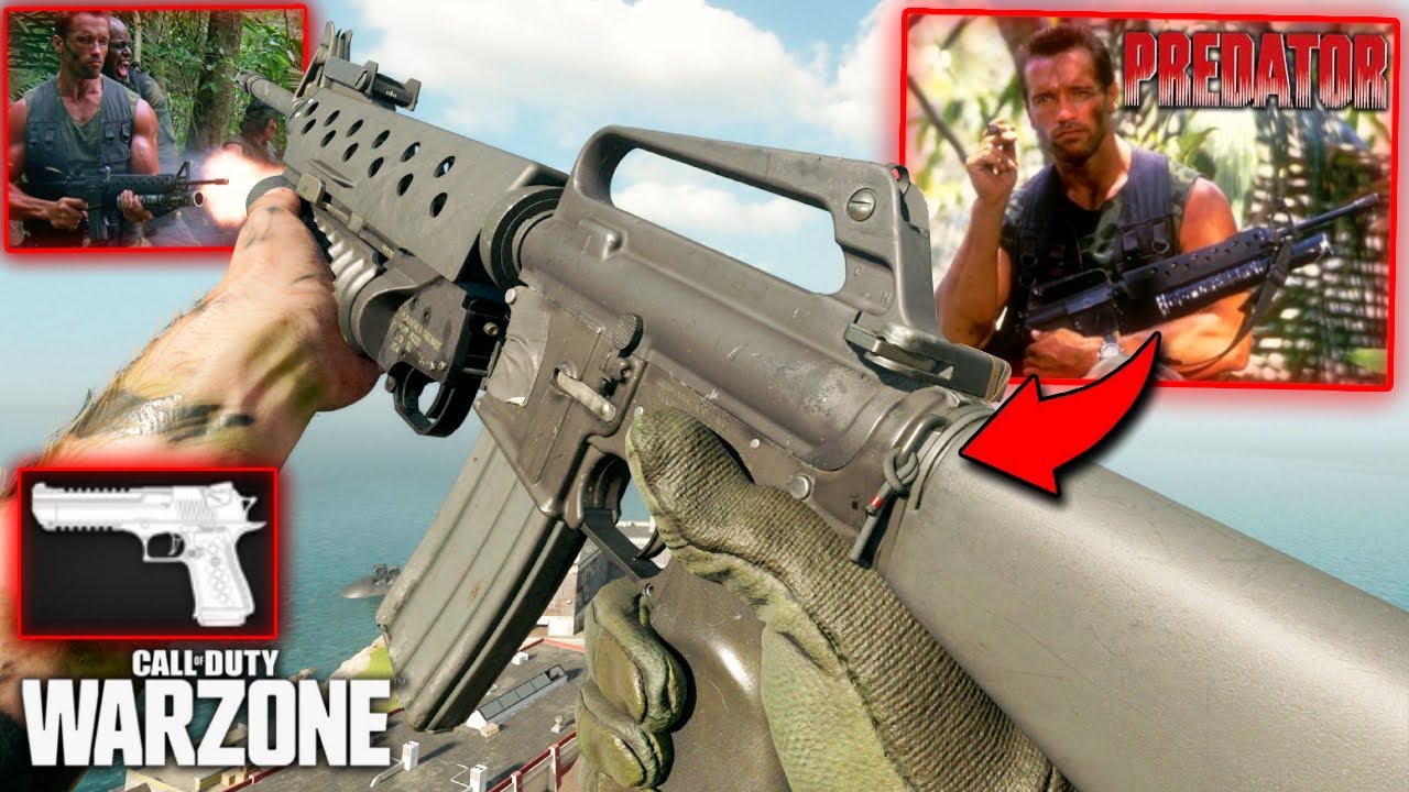 Predator Loadout - Dutch M16 and Desert Eagle in Warzone Solos Win Gameplay