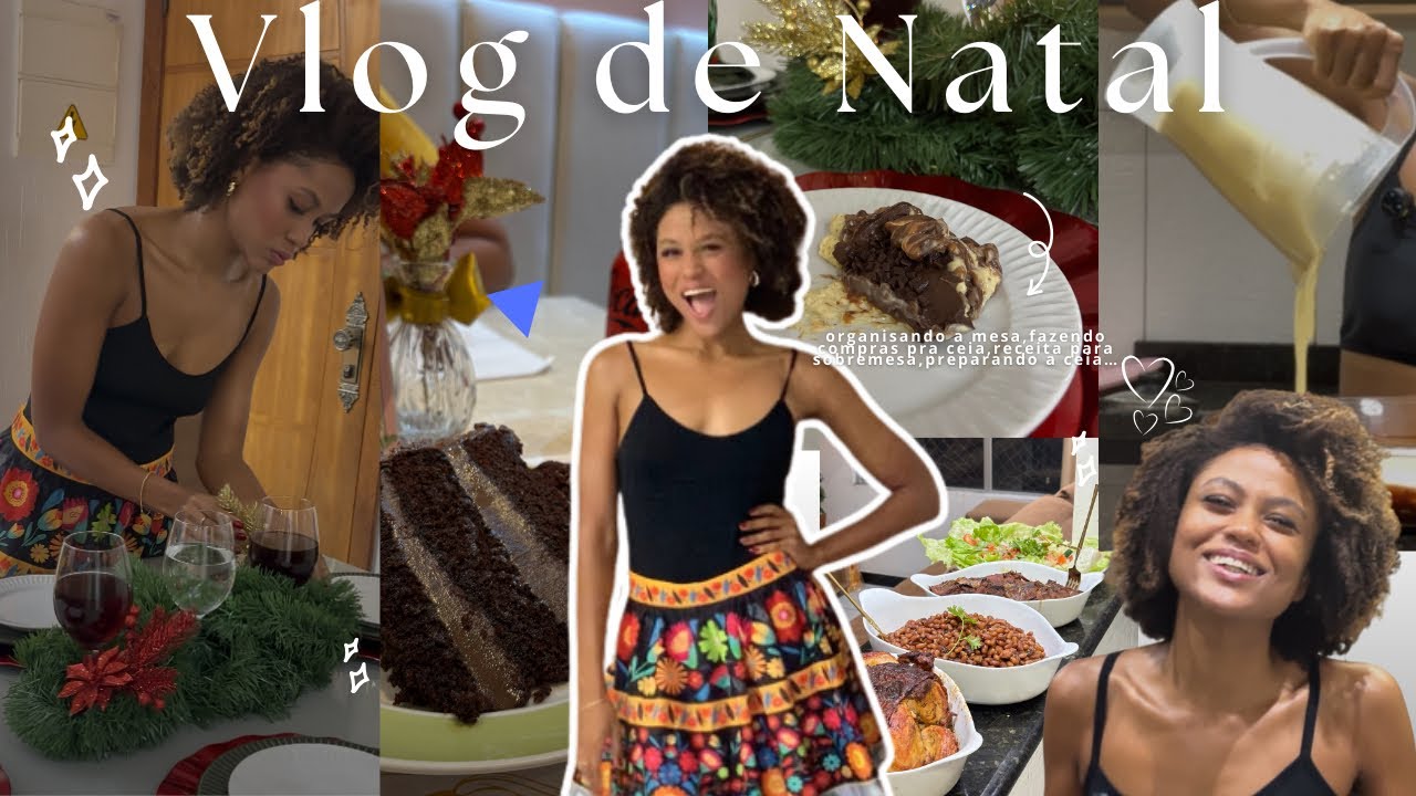 Vlog de Natal 🎄 | Dois dias comigo: exames, compras, receitas, sobremesa e mesa posta.