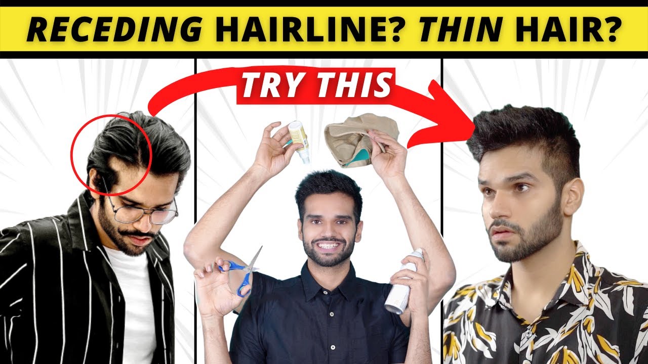 Receding Hairline ? Thin Hair Loss ? Big Forehead ? Try These CRAZY Hair Hacks | BeYourBest Grooming