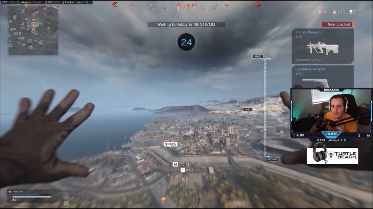 HusKerrs thinks the guy was cheating - funny moment in CoD Warzone