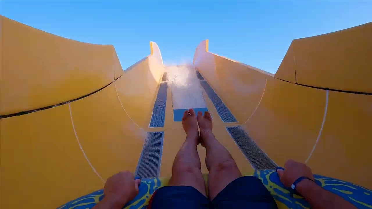 Tower Falls at The Land of Legends Theme Park, Antalya, Turkey (Türkiye)