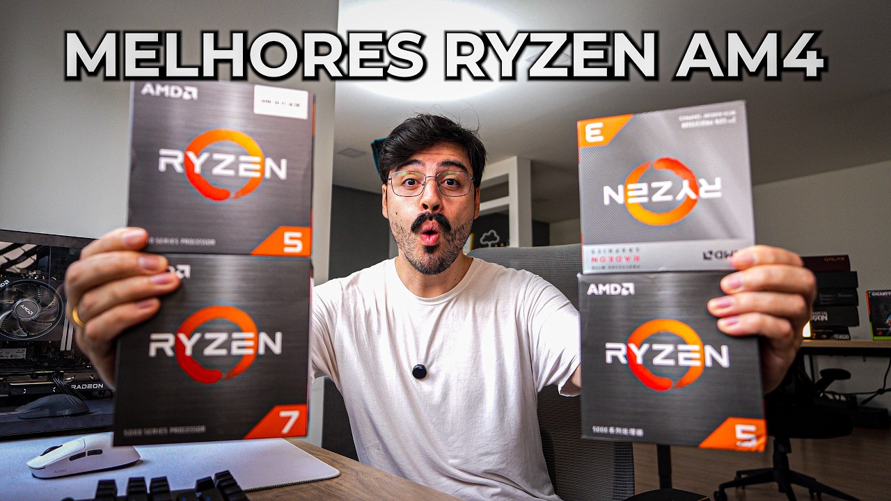 os Melhores Processadores Ryzen AM4 pra Comprar na Black Friday !!! PC pra estudo, trabalho e jogos!